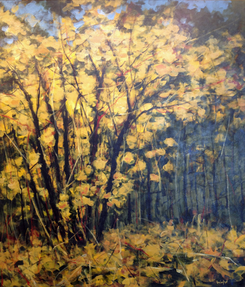 Summer Leaves Have Turned 48x54in Acrylic $3600